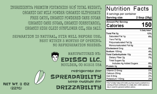 Smooth & Creamy Pistachio Spread