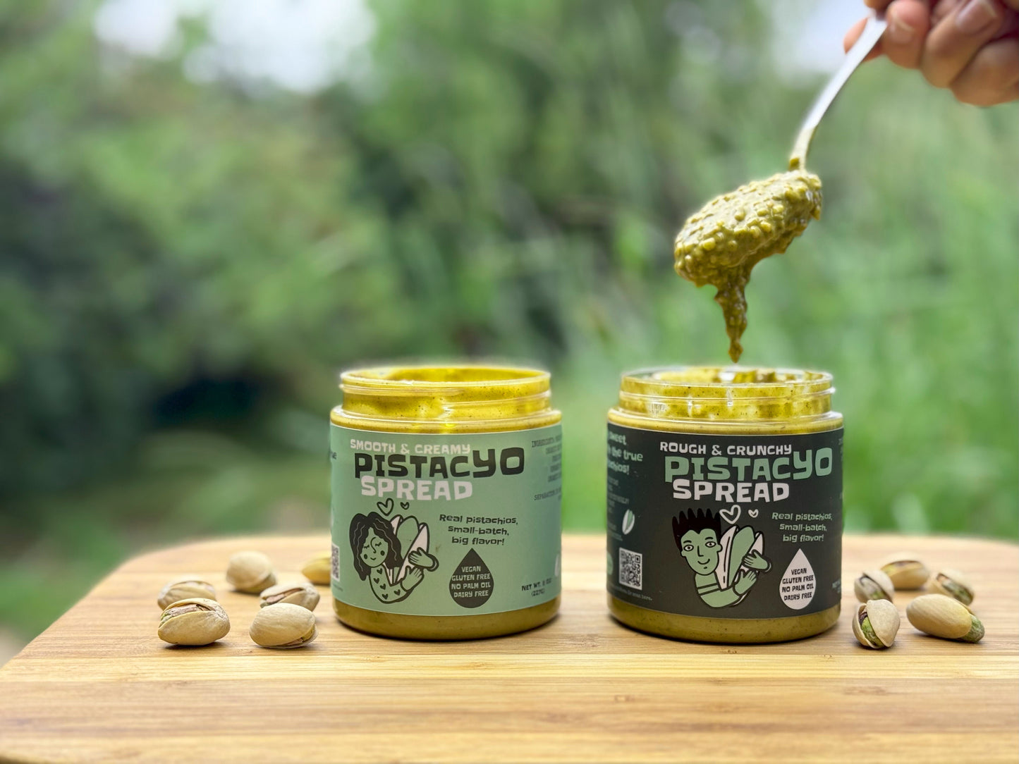 Creamy & Crunchy Duo Pistachio Spreads